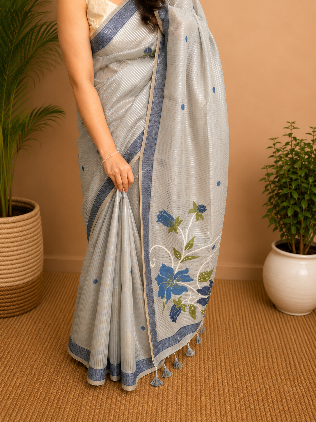 Pushparekha- Cotton Silk
