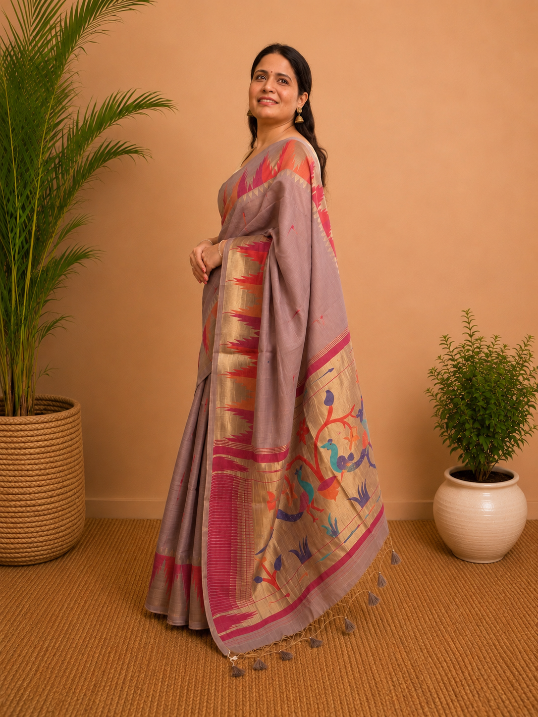 Paithanika- Cotton Silk
