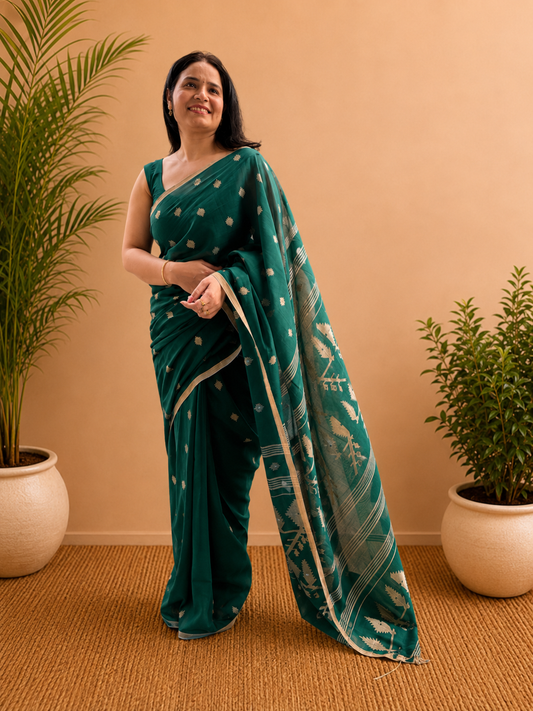 Vayanshree - Handloom Mul Cotton