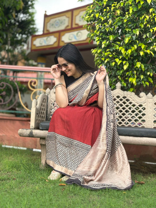 Ragini - Silk Handblock