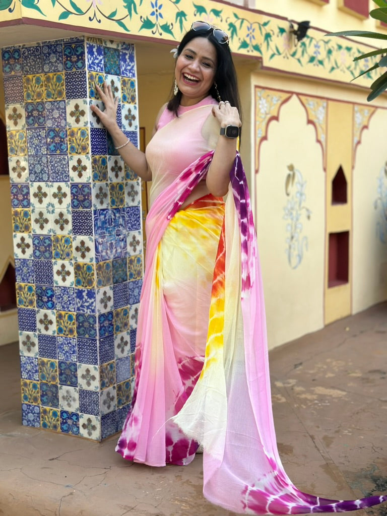 Laharika - Handcrafted Chiffon