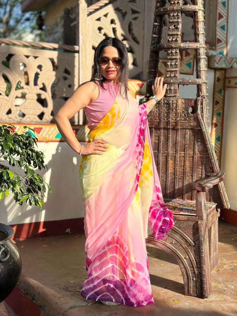 Laharika - Handcrafted Chiffon
