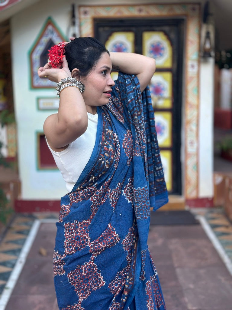 Neelmaati - Cotton Handblock