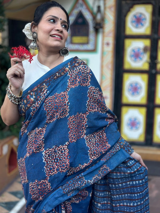 Neelmaati - Cotton Handblock
