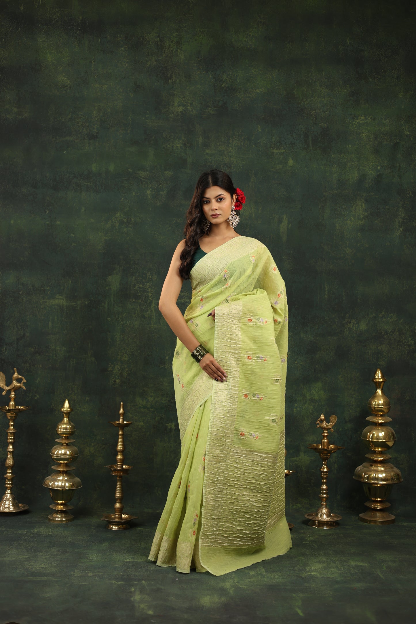 Naira -  - Festive Crush Silk Cotton Saree