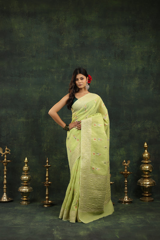 Naira -  - Festive Crush Silk Cotton Saree