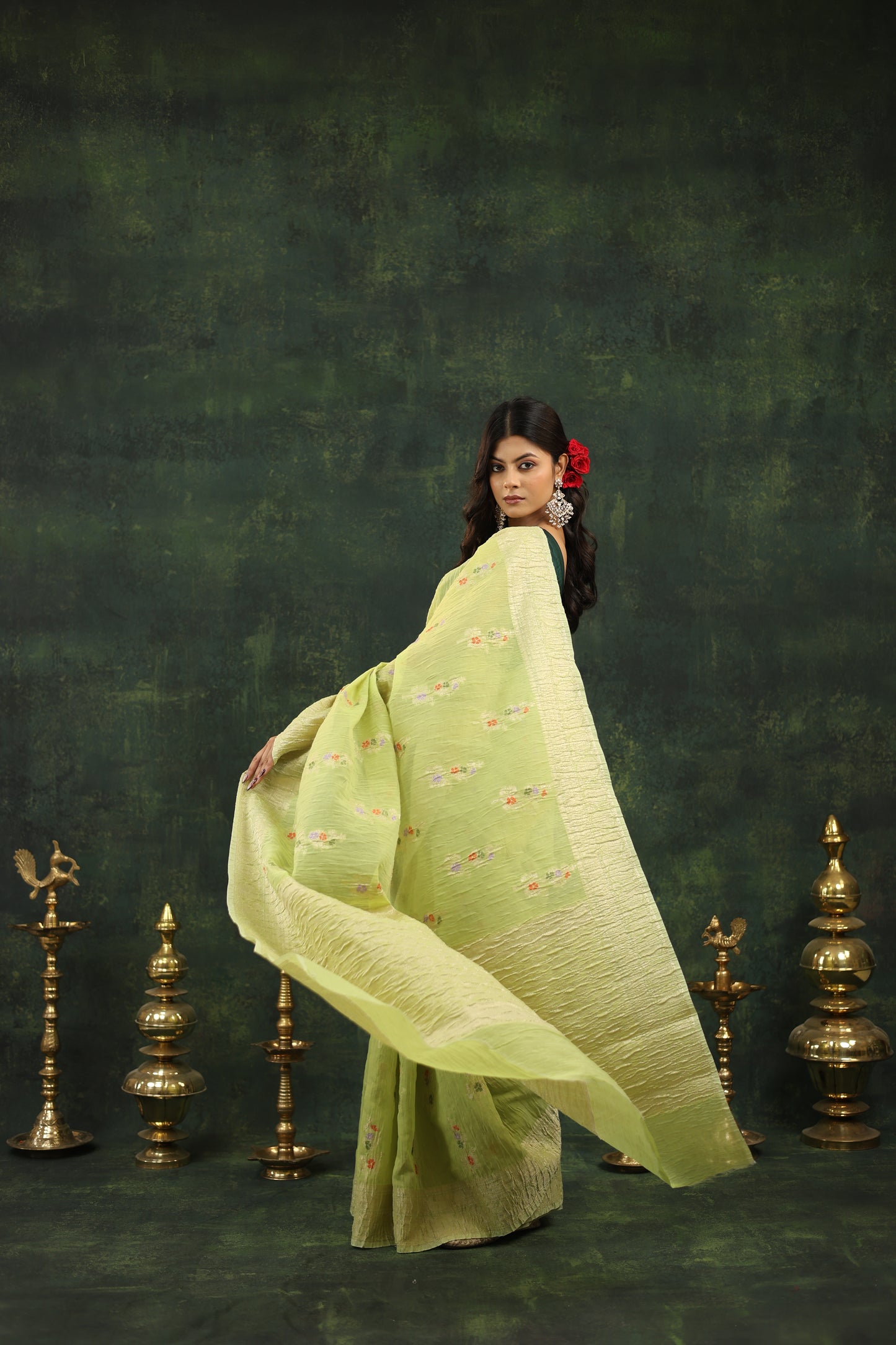 Naira -  - Festive Crush Silk Cotton Saree