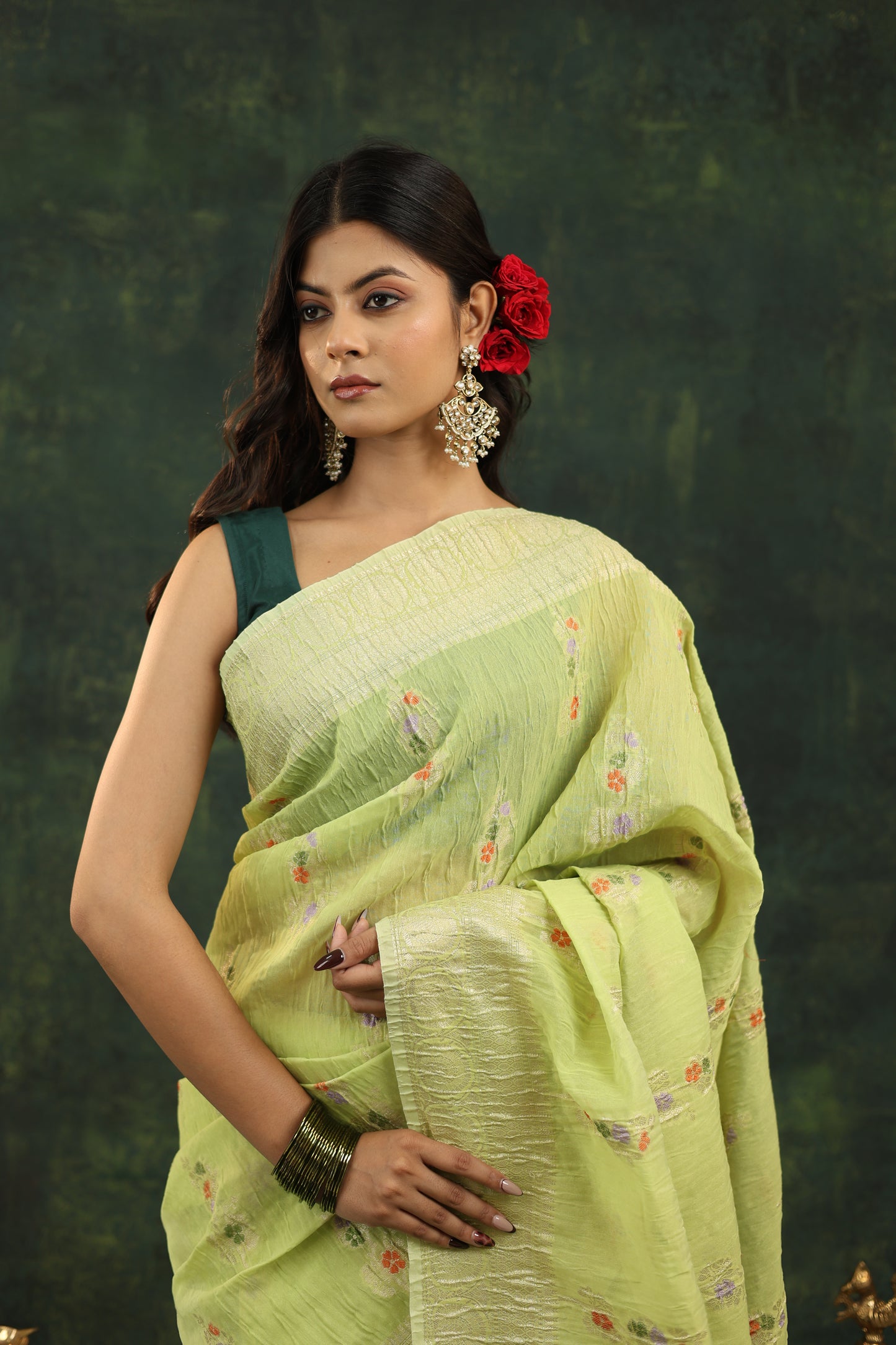 Naira -  - Festive Crush Silk Cotton Saree