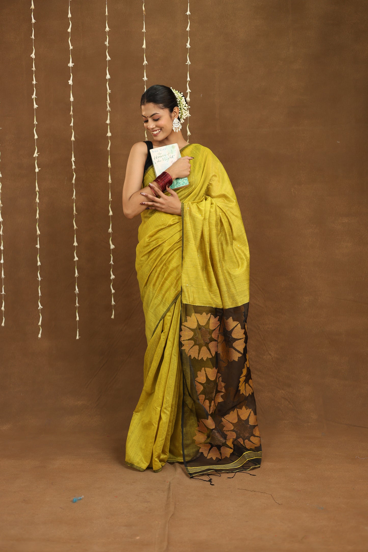 Basanti Phool - Matka Silk