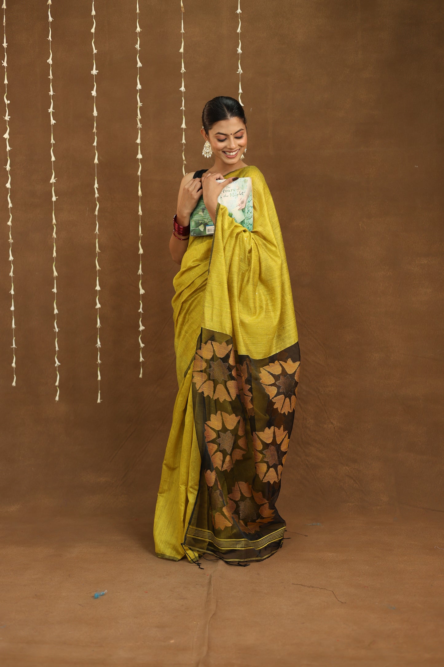 Basanti Phool - Matka Silk