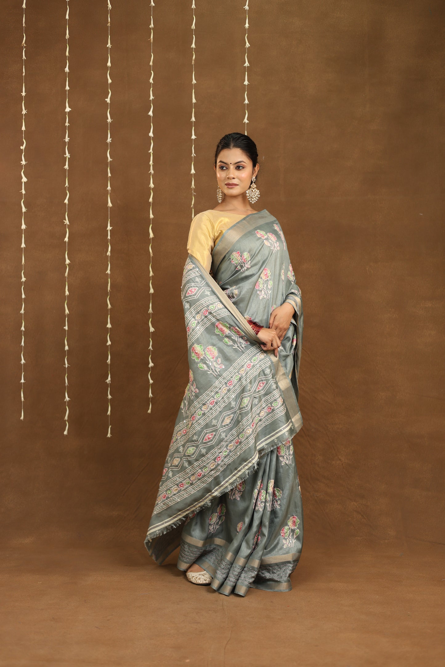 Kanthrekha - Silk Kantha