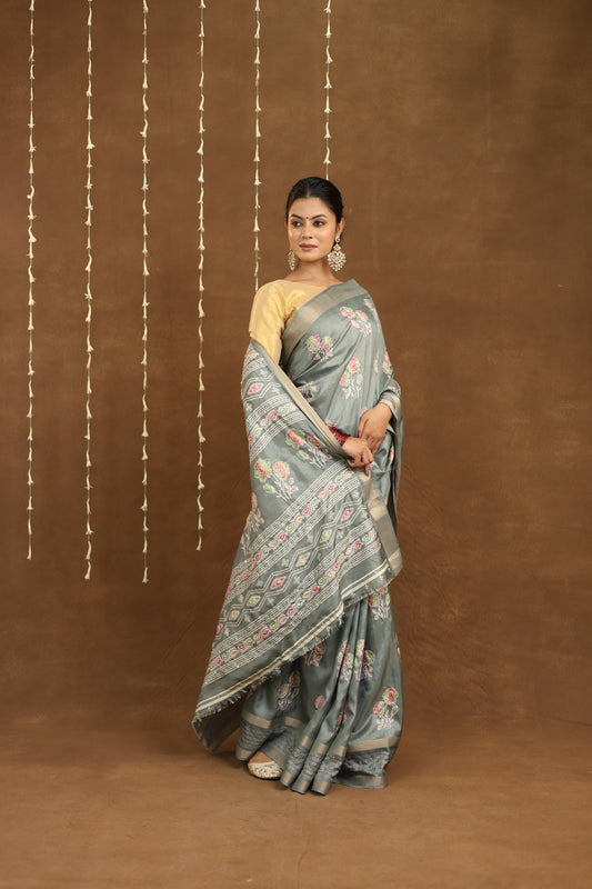 Kanthrekha - Silk Kantha