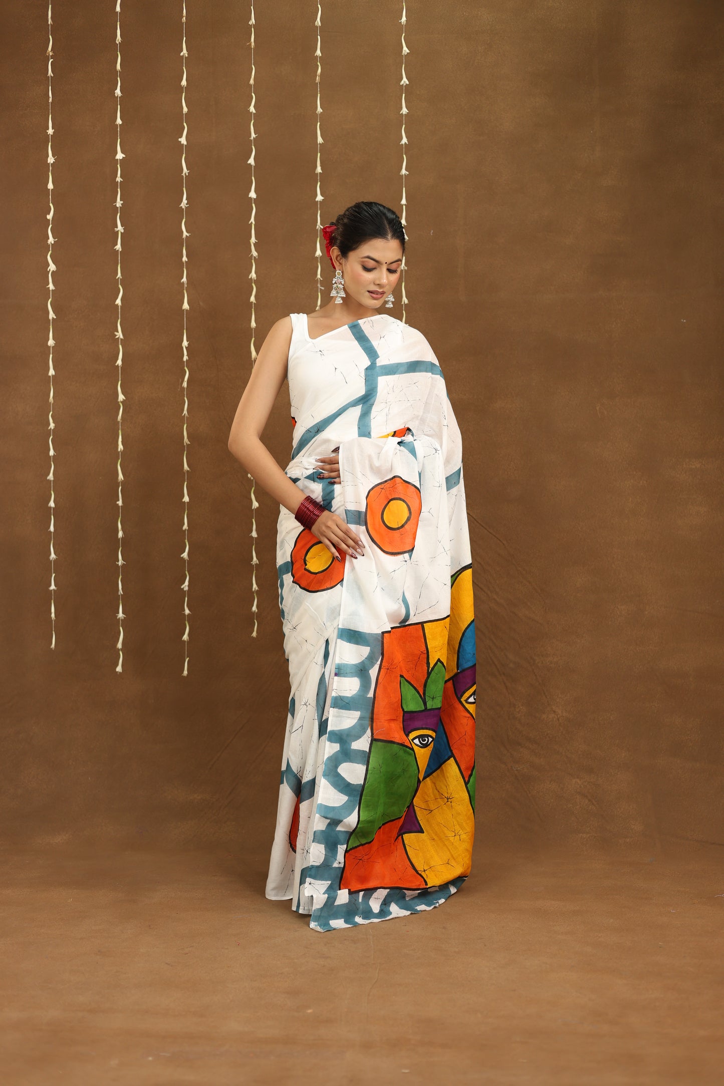 Chitrangi - Cotton Handpainted