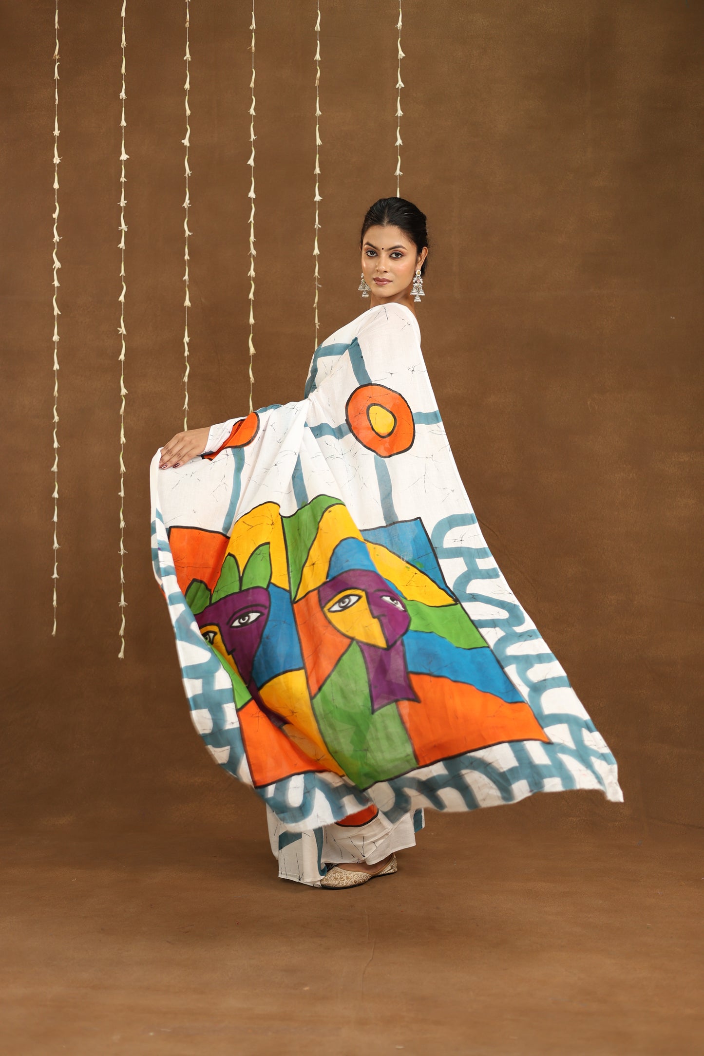 Chitrangi - Cotton Handpainted