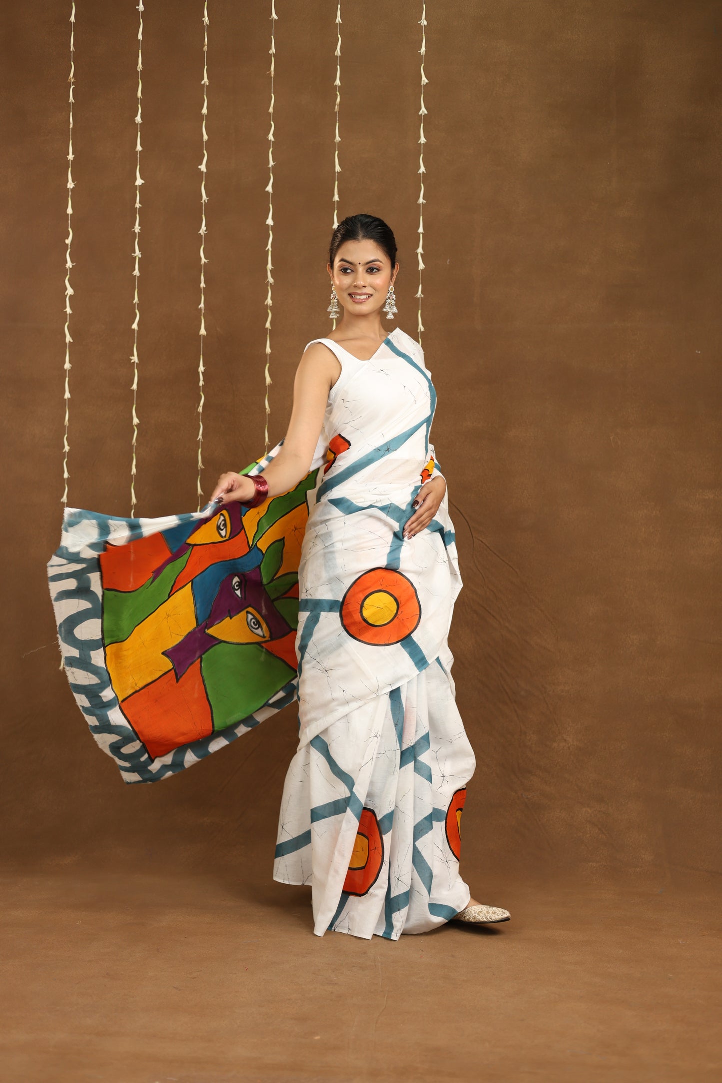 Chitrangi - Cotton Handpainted