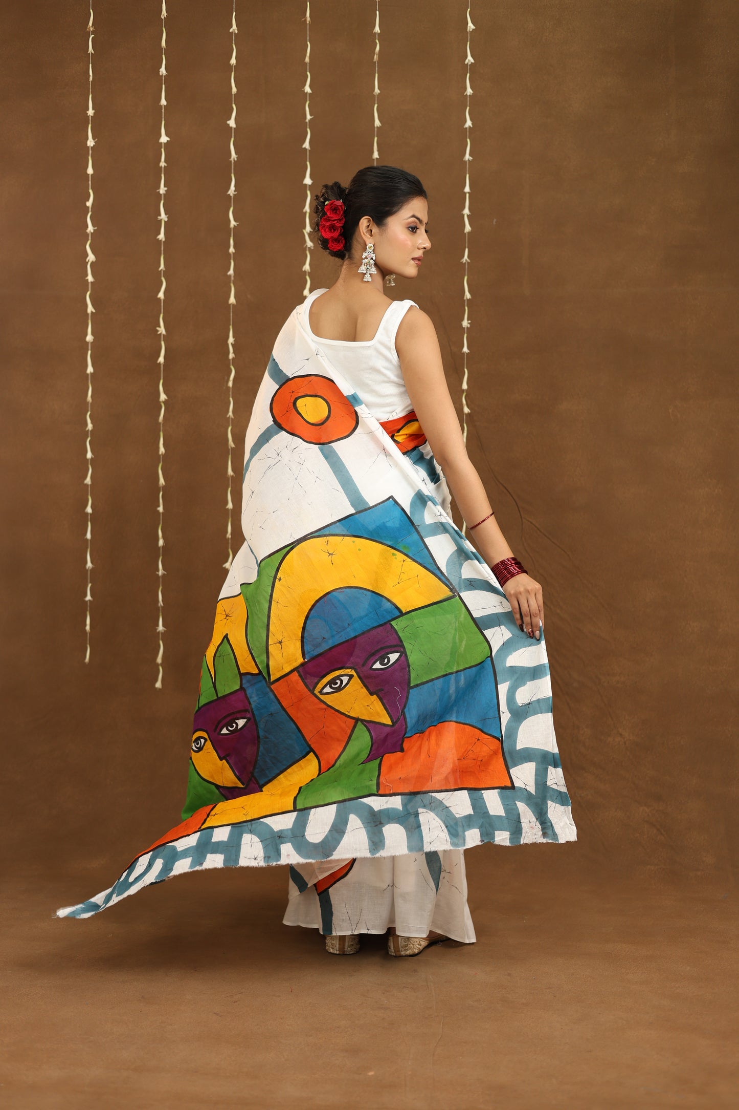 Chitrangi - Cotton Handpainted