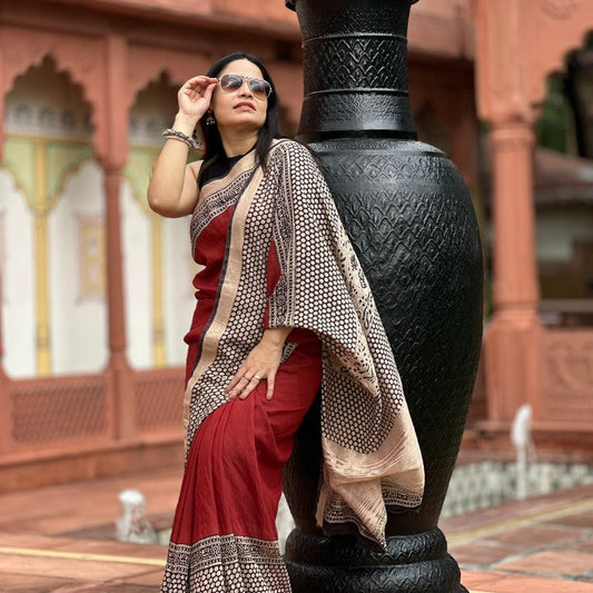 Ragini - Silk Handblock