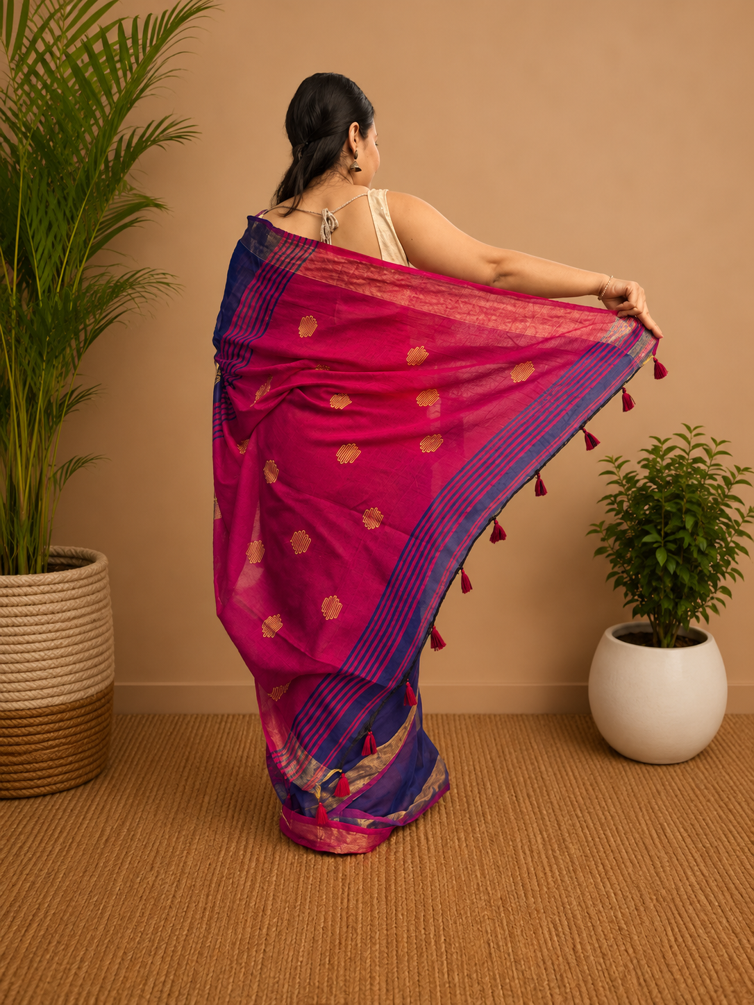 Neelragini -Linen Cotton