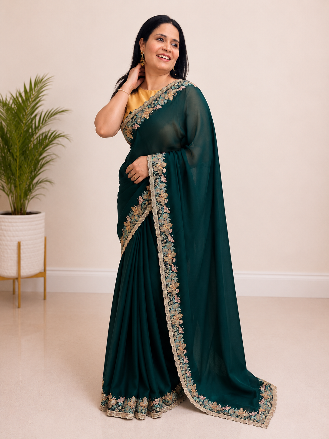 Nishigandha - Festive Chiffon
