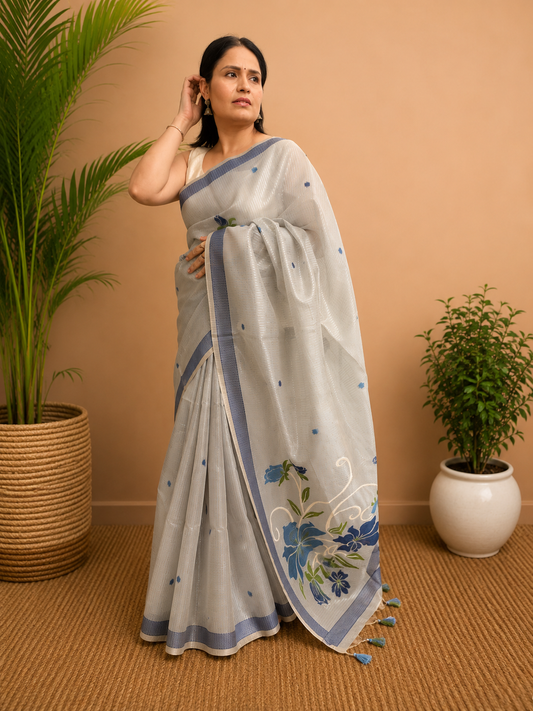 Pushparekha- Cotton Silk