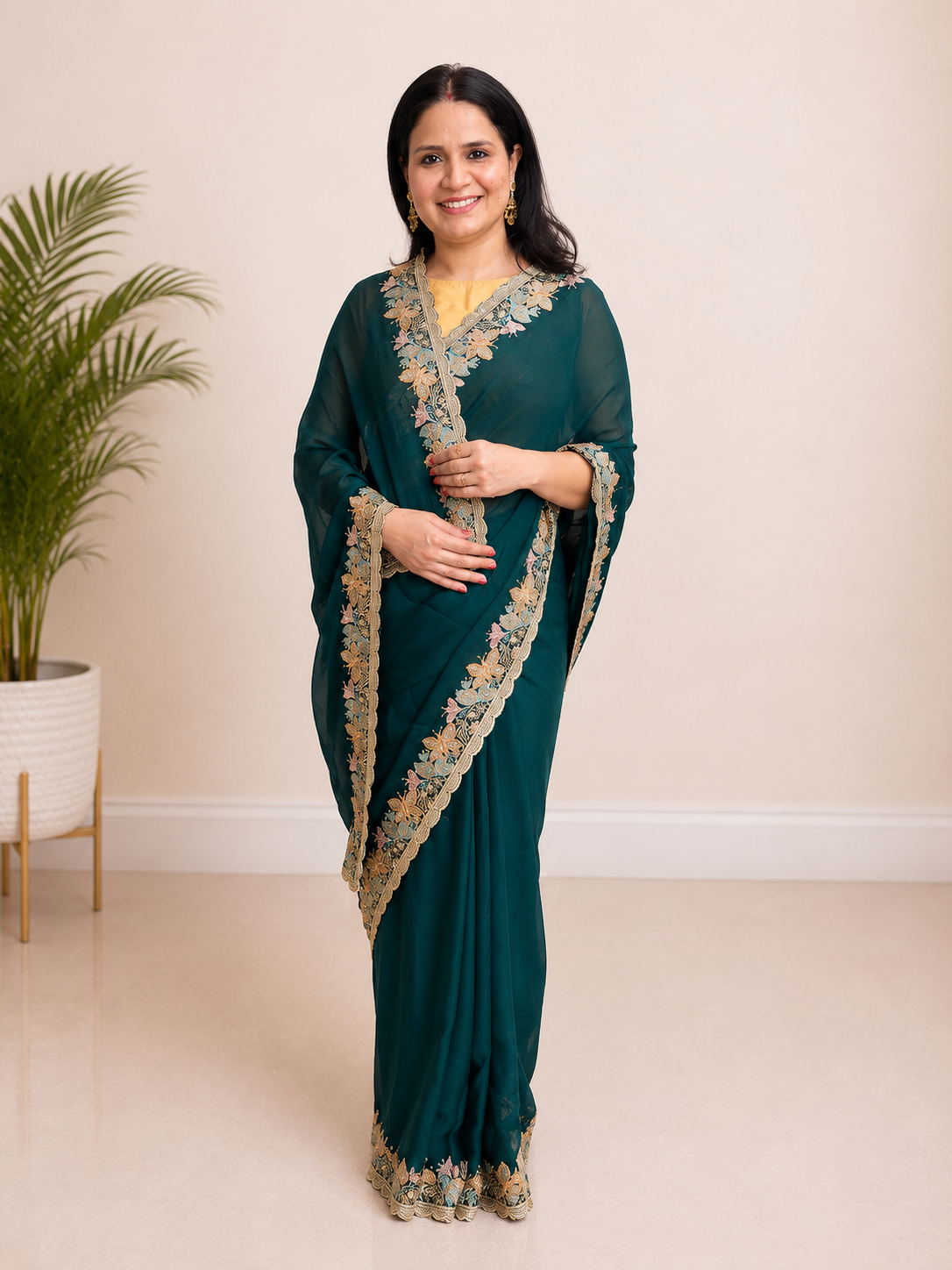 Nishigandha - Festive Chiffon
