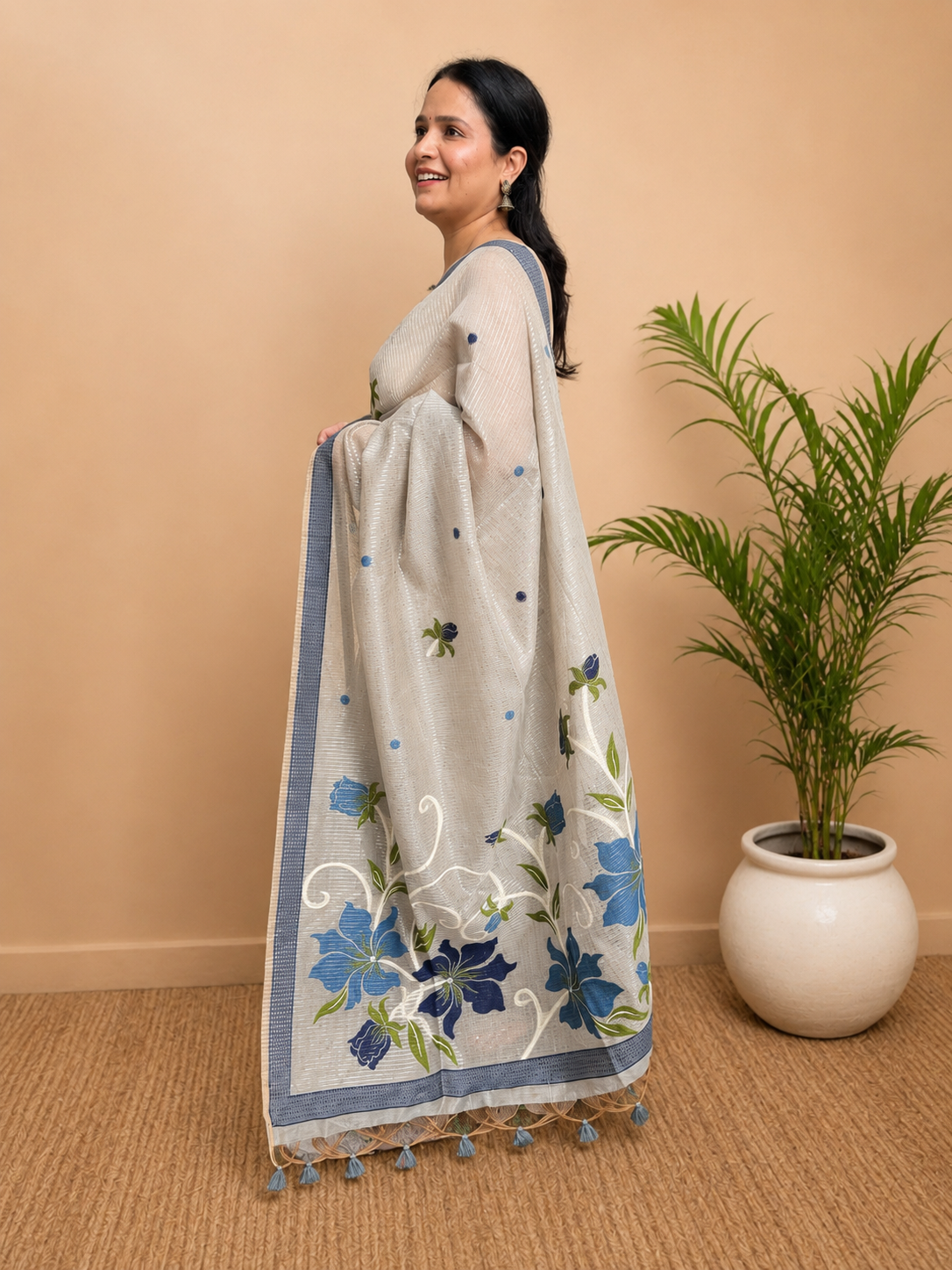 Pushparekha- Cotton Silk