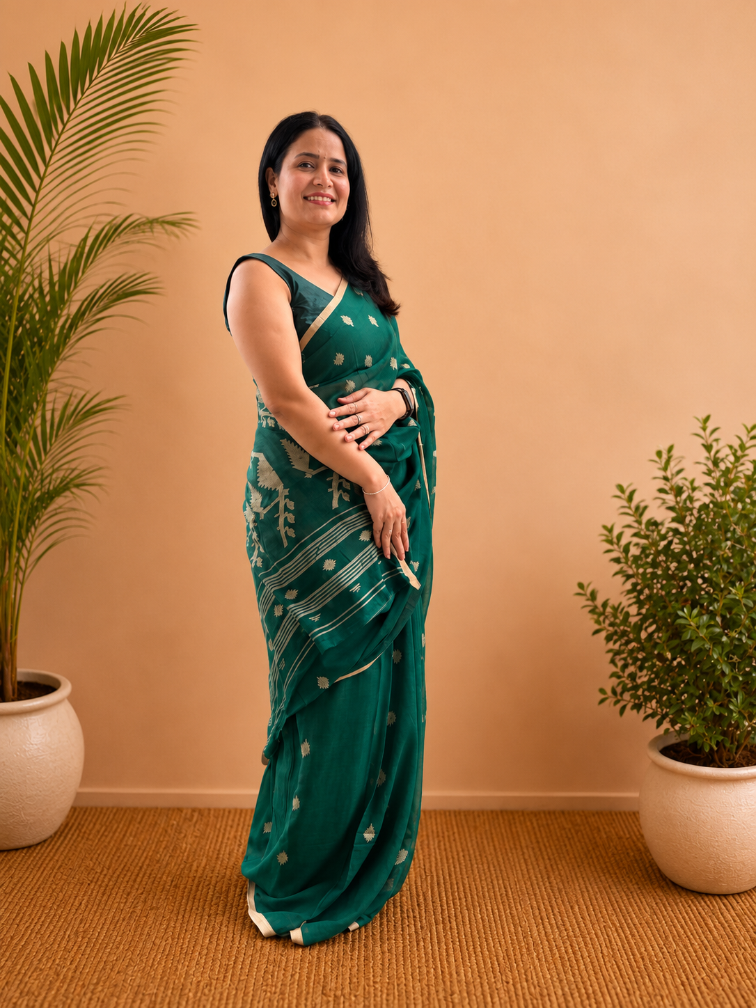 Vayanshree - Handloom Mul Cotton