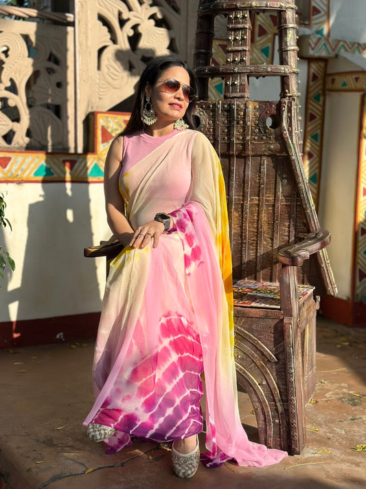 Laharika - Handcrafted Chiffon