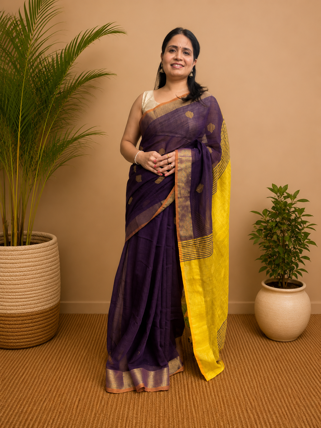 Ambarika- Linen Cotton