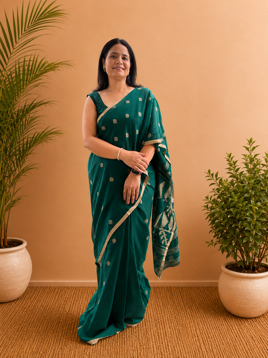 Vayanshree - Handloom Mul Cotton