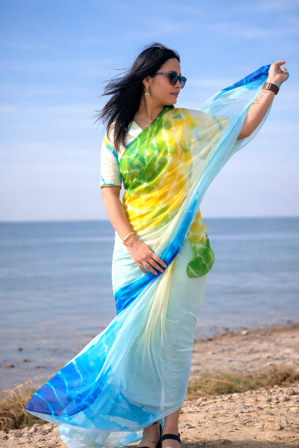 Rangdhara - Chiffon Tie-Dye
