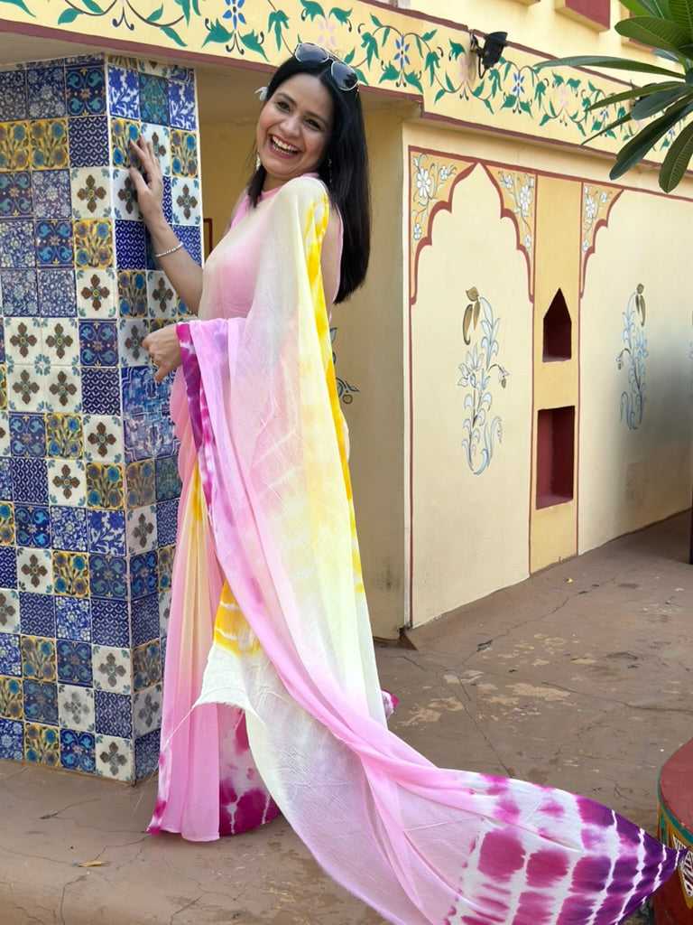 Laharika - Handcrafted Chiffon
