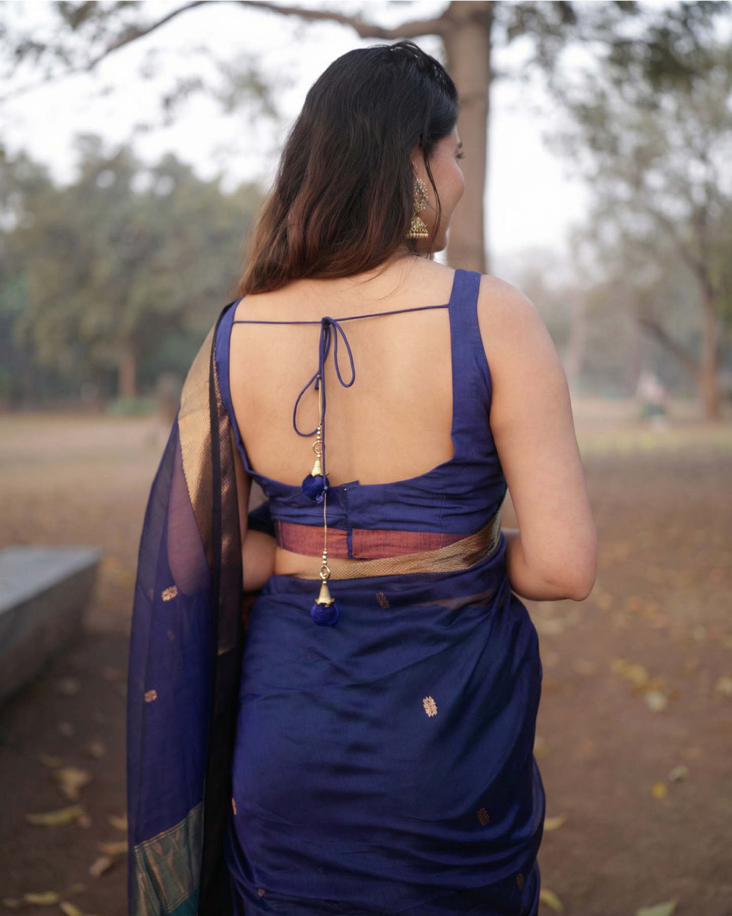 Neelprabha - Handloom Maheshwari