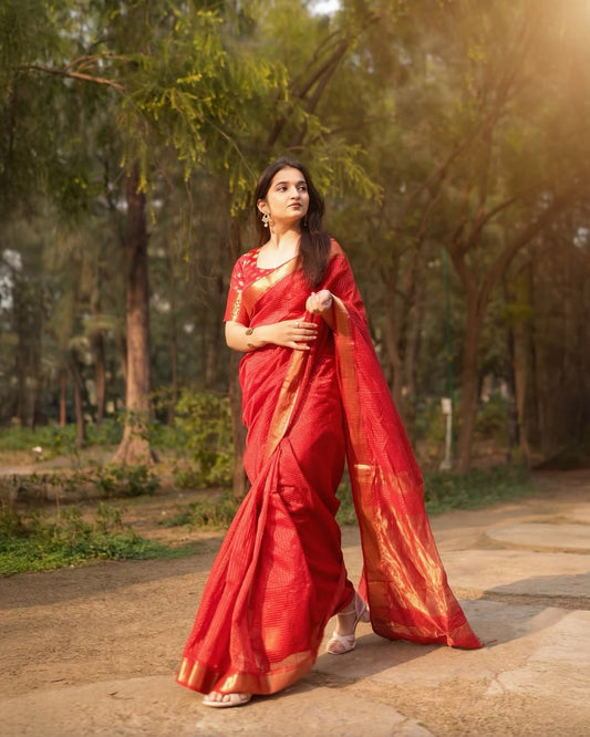 Raktima - Handloom Maheshwari