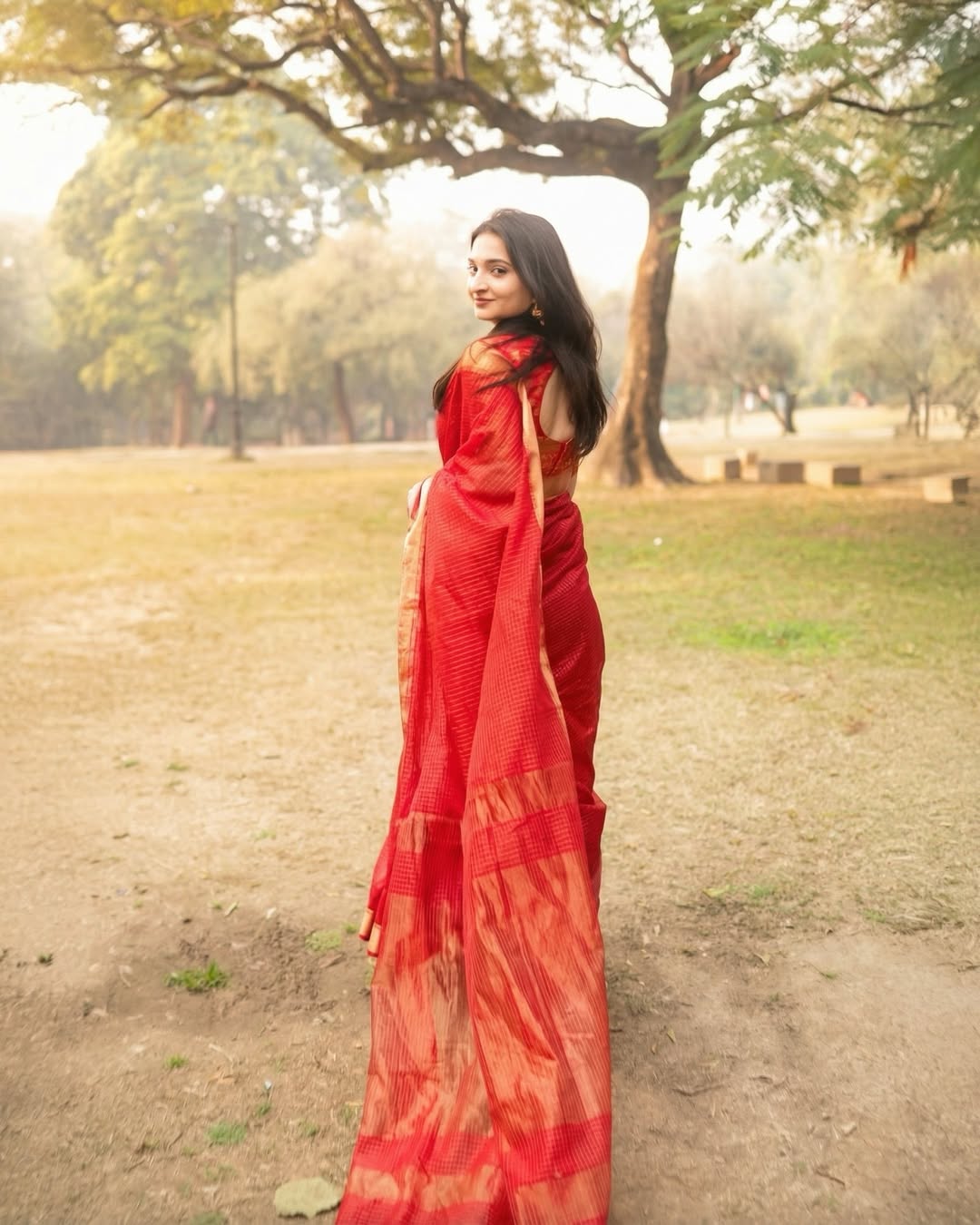 Raktima - Handloom Maheshwari