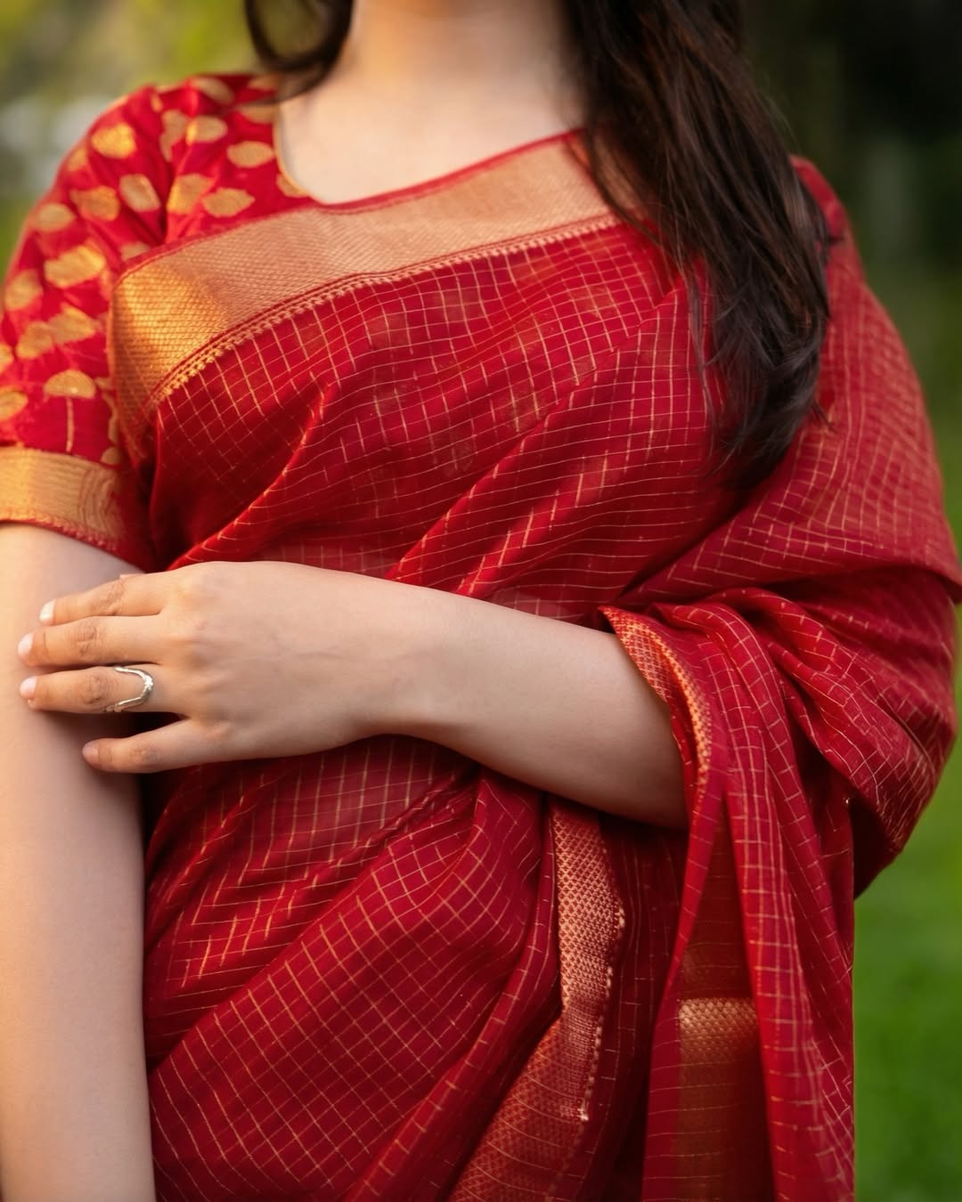 Raktima - Handloom Maheshwari
